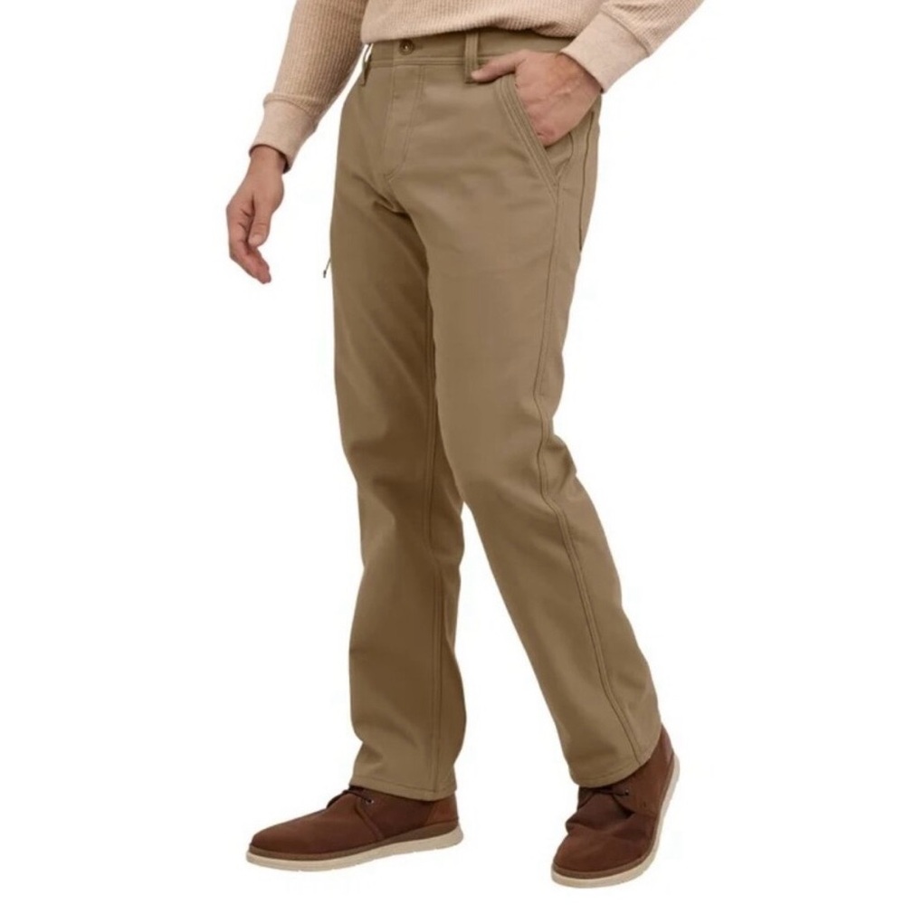 Weatherproof Vintage Men's Bonded Fleece
Lined  Canvas Pant - Picture 2 of 14